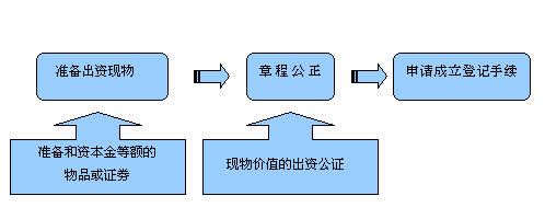 現(xiàn)物出資注冊方式